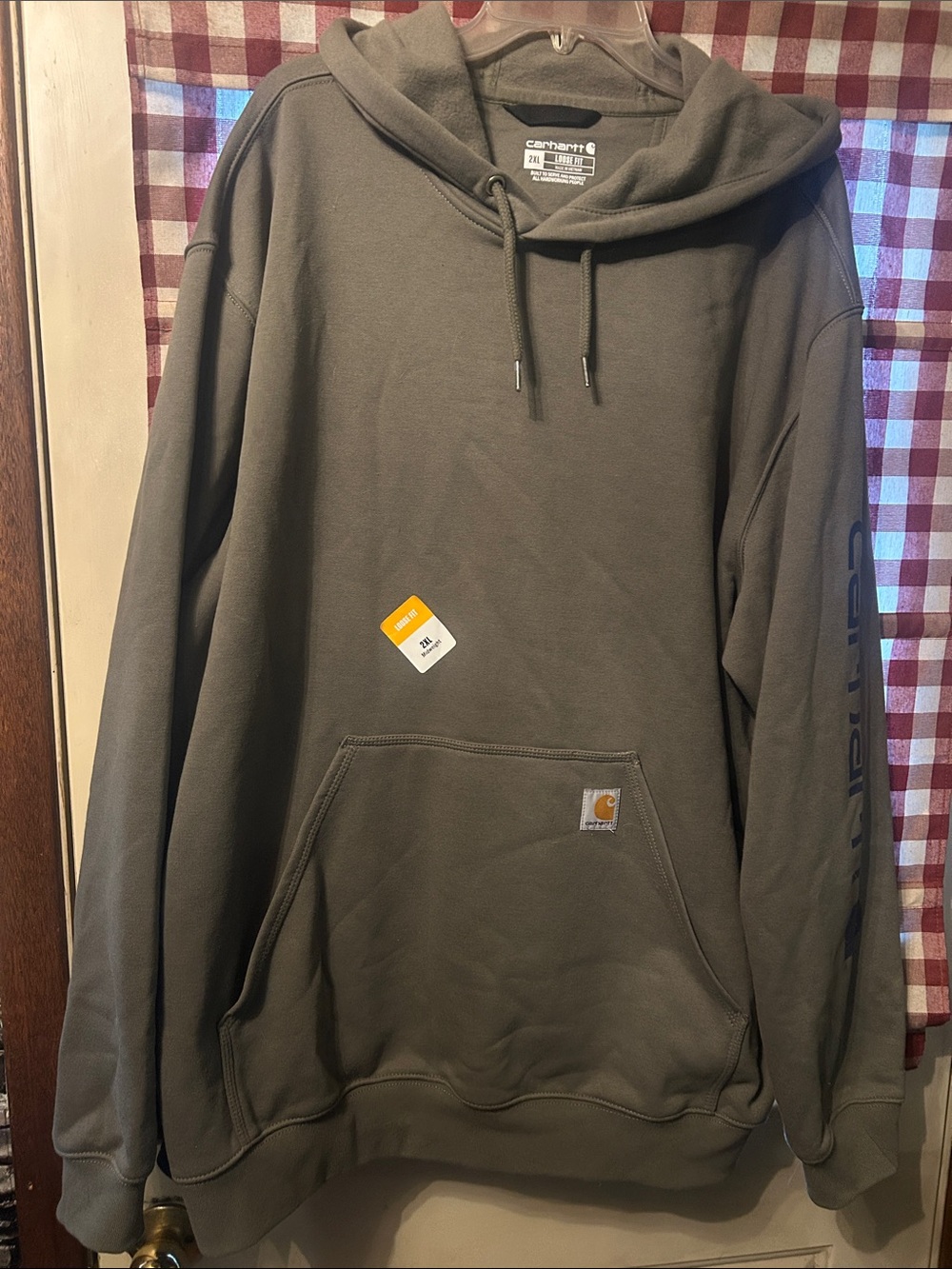 Carhartt Olive Crewneck Hooded Sweatshirt - Men's